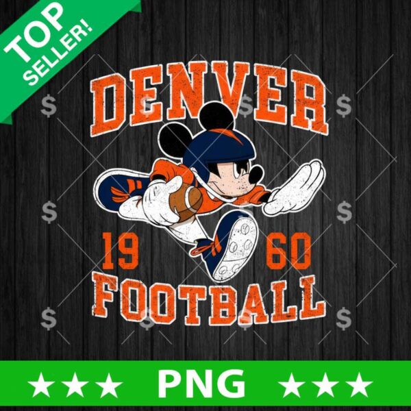 Mickey Denver Football 1960 PNG