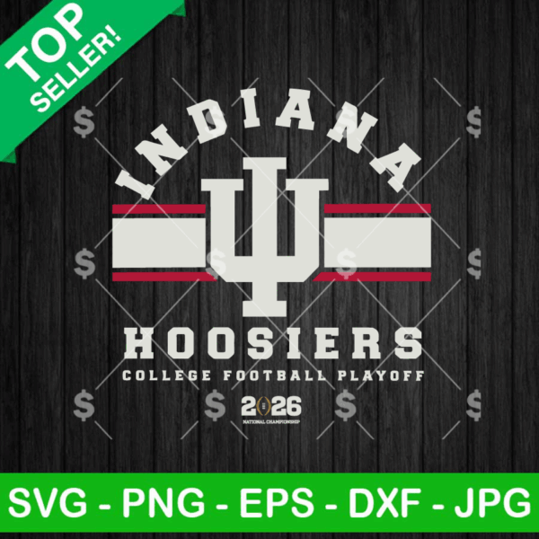 Indiana Hoosiers National Championship 2026 SVG