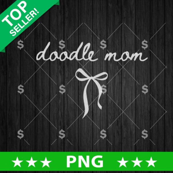 Doodle Mom PNG, Mom Coquette Bow PNG, Doodle Mom Bow PNG Sublimation