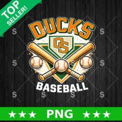 Oregon Ducks baseball Vintage PNG