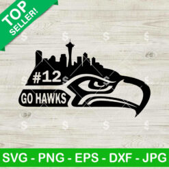 Go Hawks 12 SVG