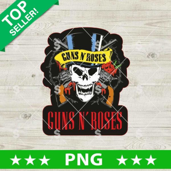 Guns N Rose Music Band Logo PNG