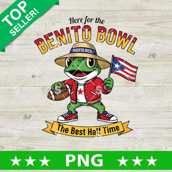 Here For The Benito Bowl The Best Half time PNG
