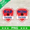 Dad Patrol Mom Patrol PNG
