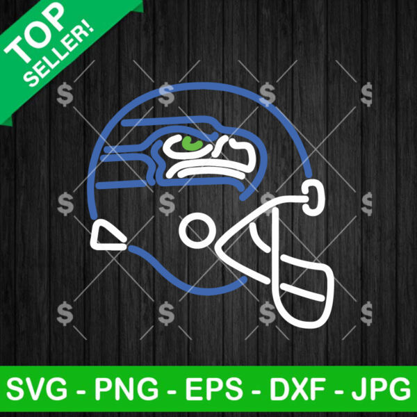 Seattle Seahawks Neon SVG