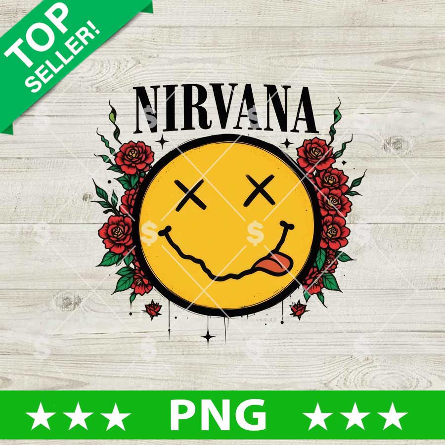 Nirvana Smiley Face PNG