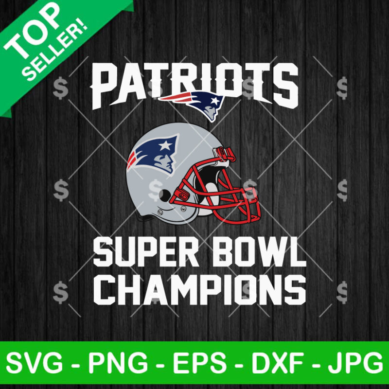 Patriots Super Bowl Champions SVG, New England Patriots Football SVG, New England Patriots NFL SVG