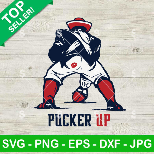 Patriots Pucker Up SVG, New England Patriots Football SVG, New England Patriots NFL Logo Funny SVG