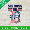 She Loves The D Detroit Lions PNG