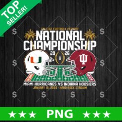 National Championship 2026 Miami Hurricanes PNG