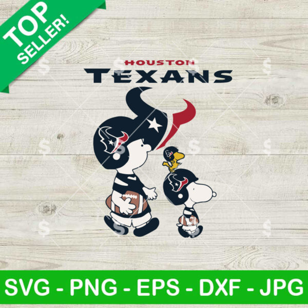 Snoopy Houston Texans SVG
