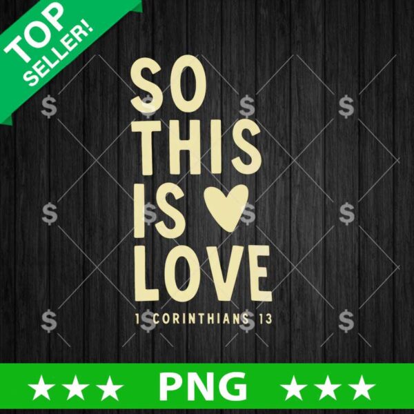 So This is Love PNG