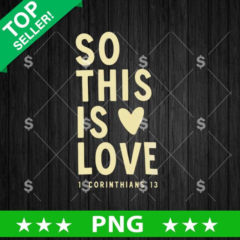 So This is Love PNG
