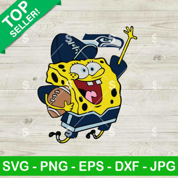 SpongeBob SquarePants Seahawks SVG