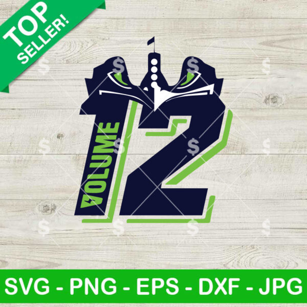 12 Volume Seahawks SVG