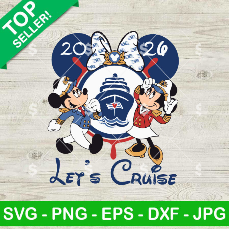 Let's Cruise Disney 2026 SVG