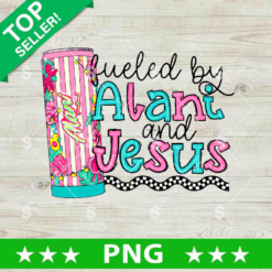 Fueled By Cotton Candy Alani and Jesus PNG