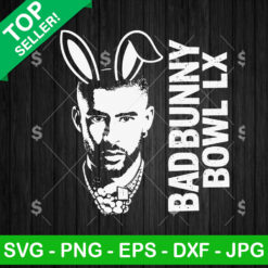 Bad Bunny Bowl LX SVG