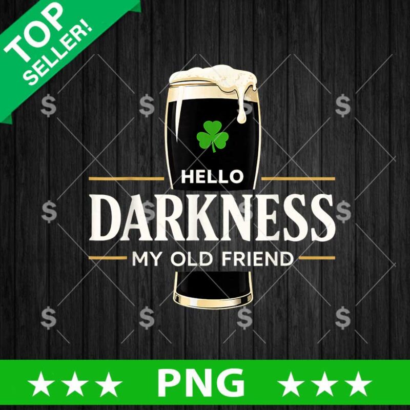Hello Darkness My Old Friends Guinness Beer PNG