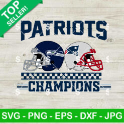 New England Patriots Champions Super Bowl LX SVG