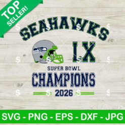 Seahawks Super Bowl Champions LX SVG