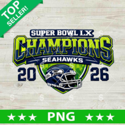 Seahawks Super Bowl LX Champions PNG