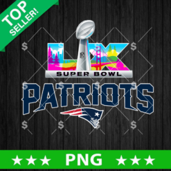 New England Patriots Super Bowl LX PNG