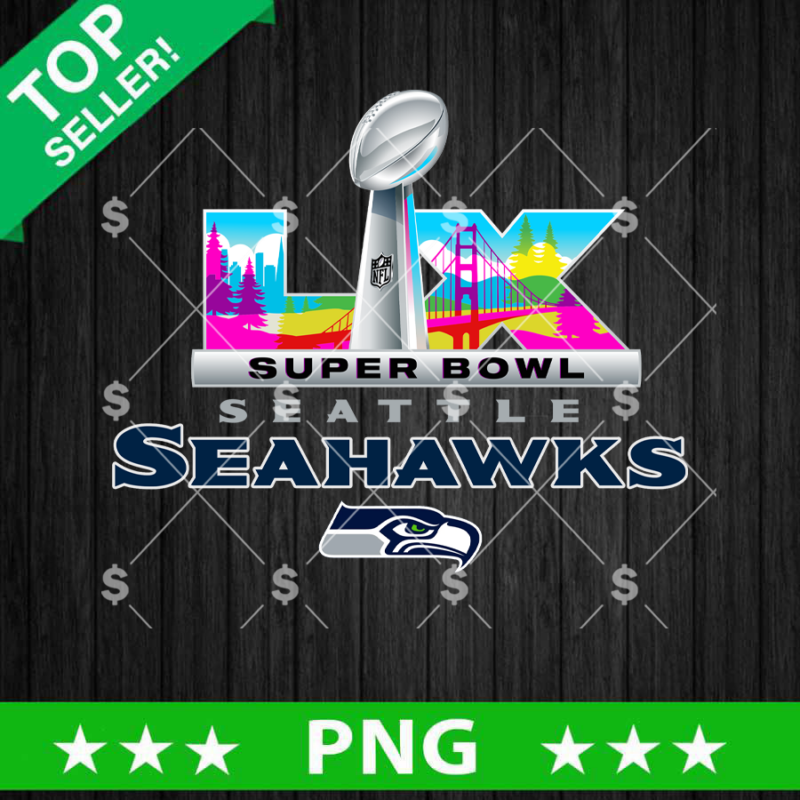 Super Bowl LX Seattle Seahawks PNG