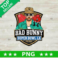 Bad Bunny Super Bowl LX NFL Logo PNG