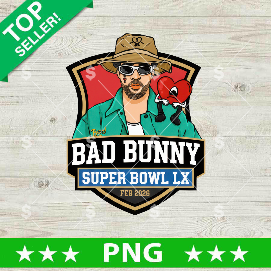 Bad Bunny Super Bowl LX NFL Logo PNG