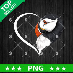 Puffin Bird Heart PNG