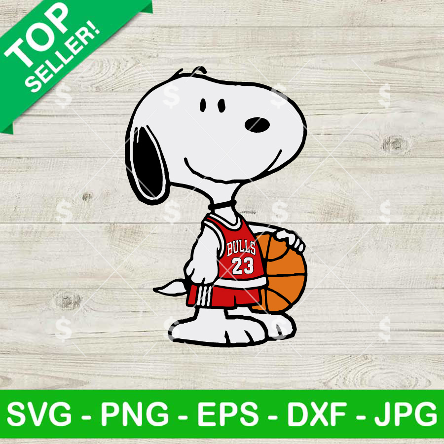 Snoopy Chicago Bulls SVG