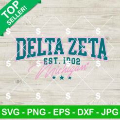 Delta Zeta Michigan SVG