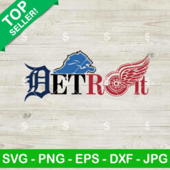 Detroit Tigers Lions Logo Sports SVG