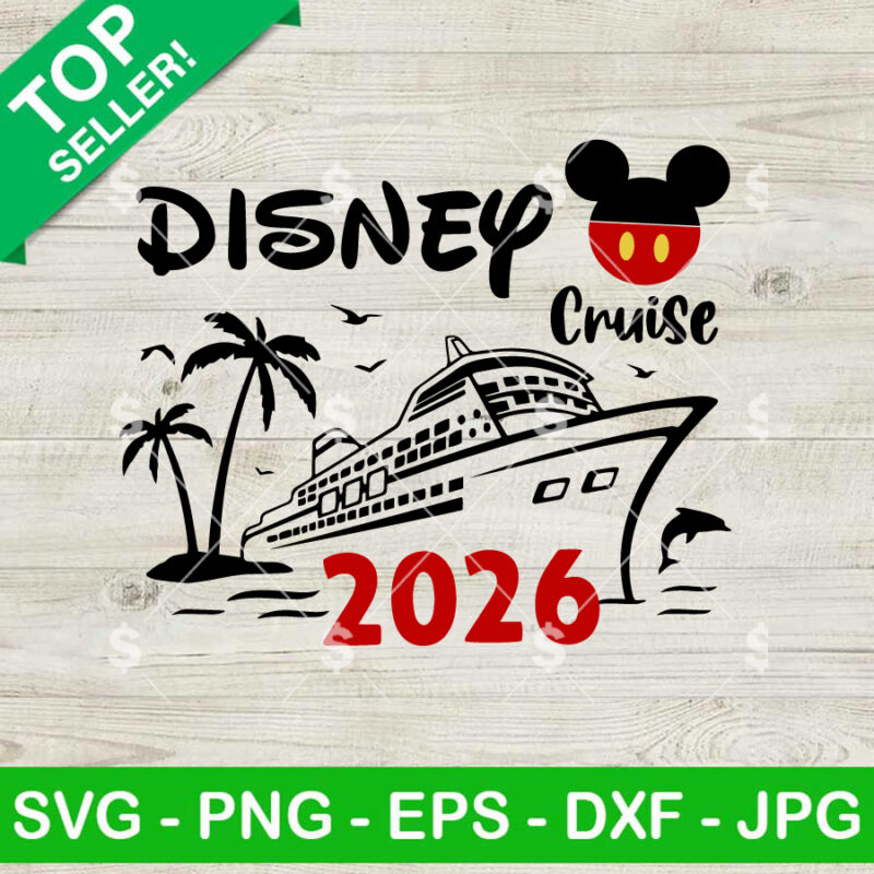 Disney Cruise 2026 SVG