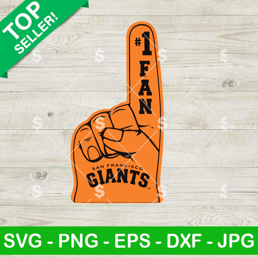 #1 Fan San Francisco Giants SVG