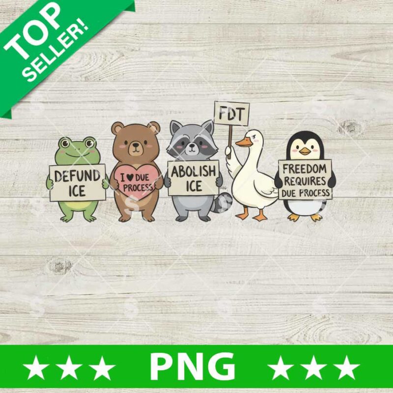 Abolish ICE Animals Funny PNG