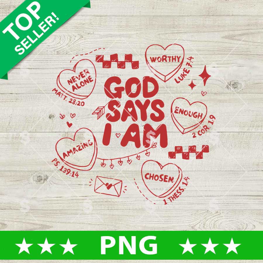 God Say I Am Amazing Enough Never Alone PNG