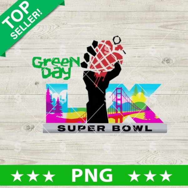 Green Day x Super Bowl LX 2026 PNG