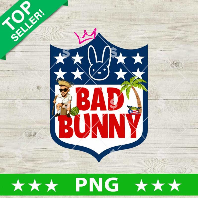 Bad Bunny NFL Logo PNG