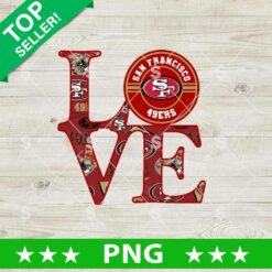 Love San Francisco 49ers PNG