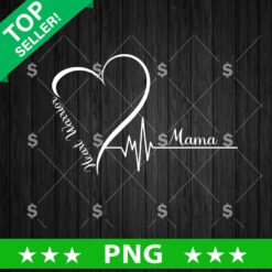 Mama Heart Warrior PNG