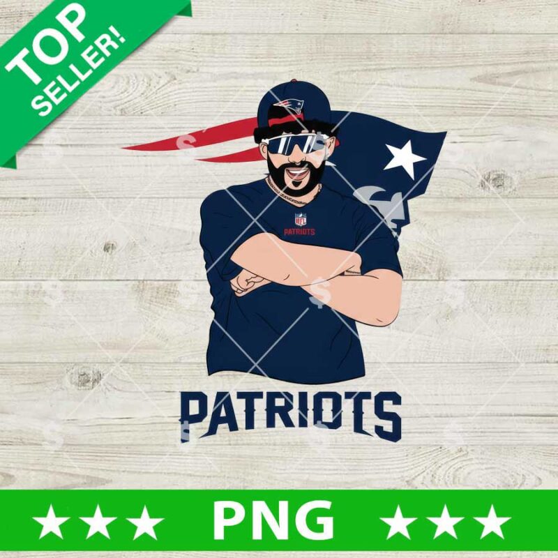Bad Bunny New England Patriots PNG