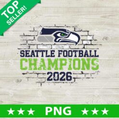 Seattle Football Champions 2026 PNG