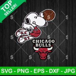 Snoopy Chicago Bulls SVG