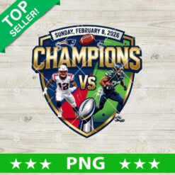 Sunday Super Bowl Champions LX PNG