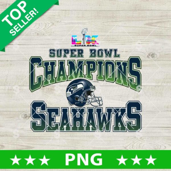 Super Bowl Champions Seahawks PNG