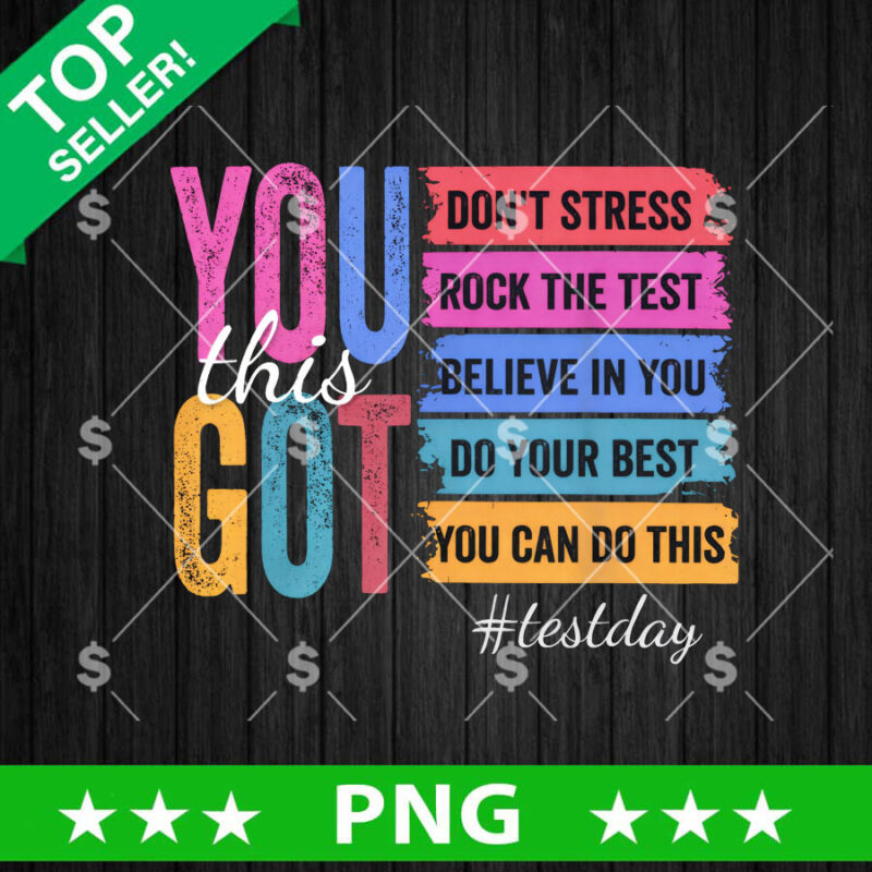 You Can Do This Test Day PNG
