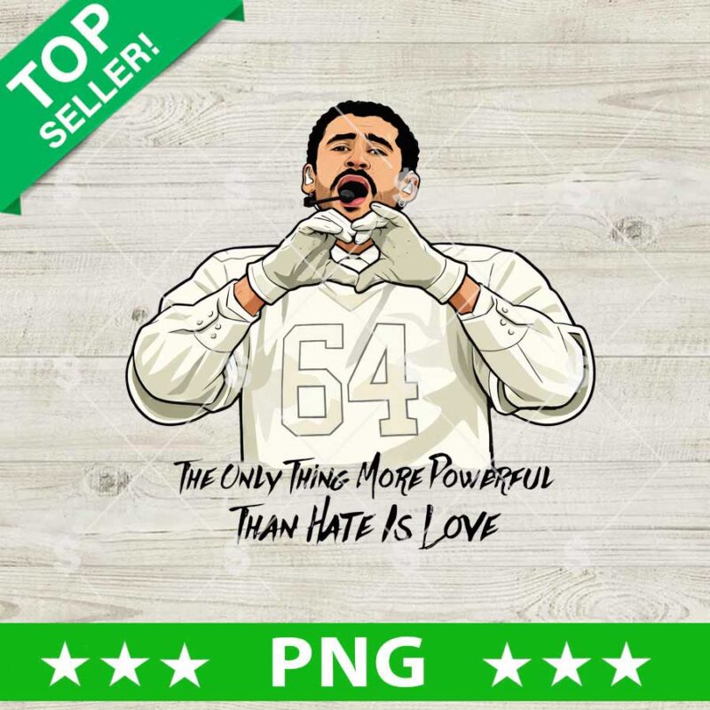 The Only Thing More Powerful Than Hate is Love PNG
