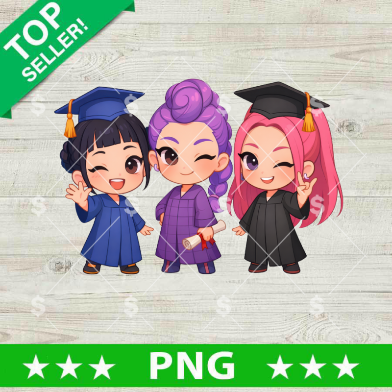 Chibi Kpop Huntrix Graduate PNG